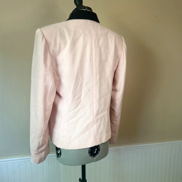 Kasper for ASL Pink Double Breasted Short Blazer | Vintage 80s | Size 10 - Picture 5 of 8